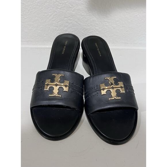 Tory Burch Shoes - Tory Burch Black and Gold Heels